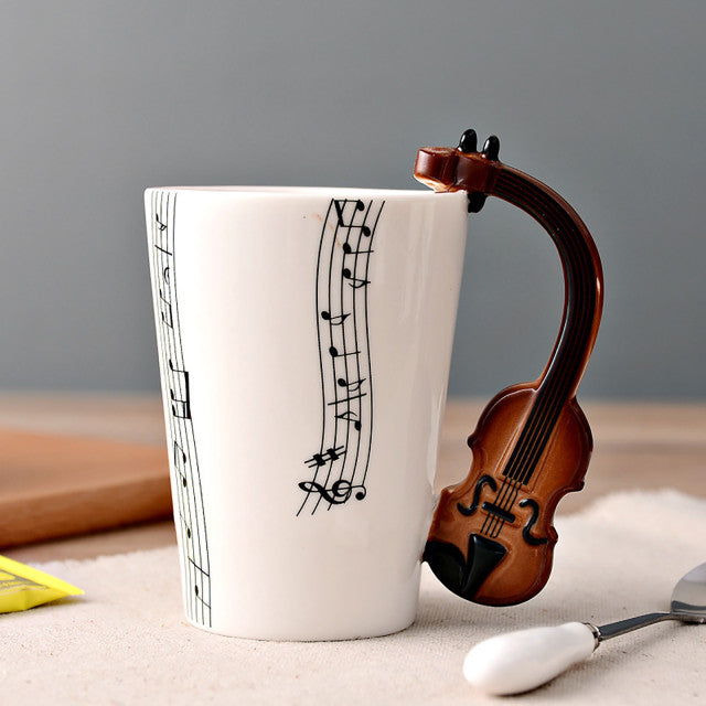 Creative Electric Guitar Mug
