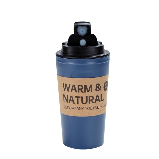 Plastic Coffee Thermos Mug