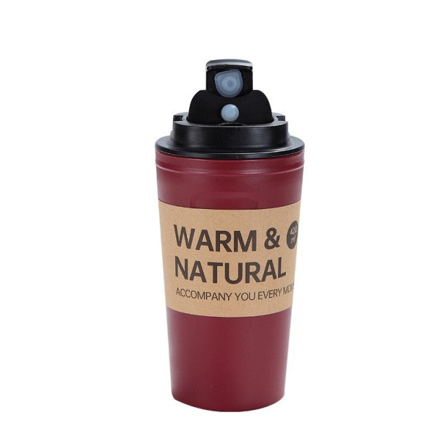 Plastic Coffee Thermos Mug