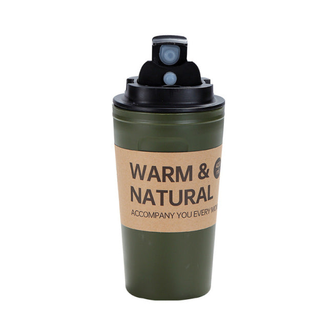 Plastic Coffee Thermos Mug