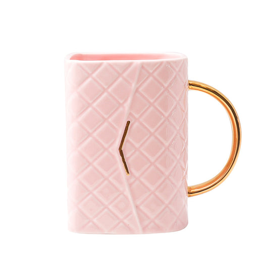 Minimalist Style Mug with Spoon Lid