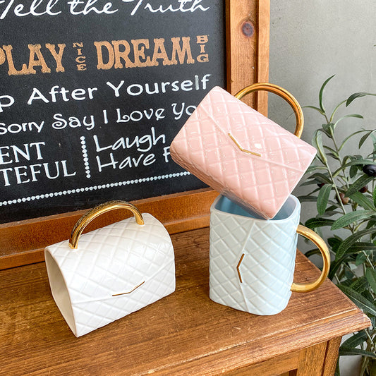 Minimalist Style Mug with Spoon Lid