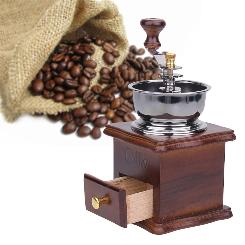 Classical Wooden Manual Coffee Grinder