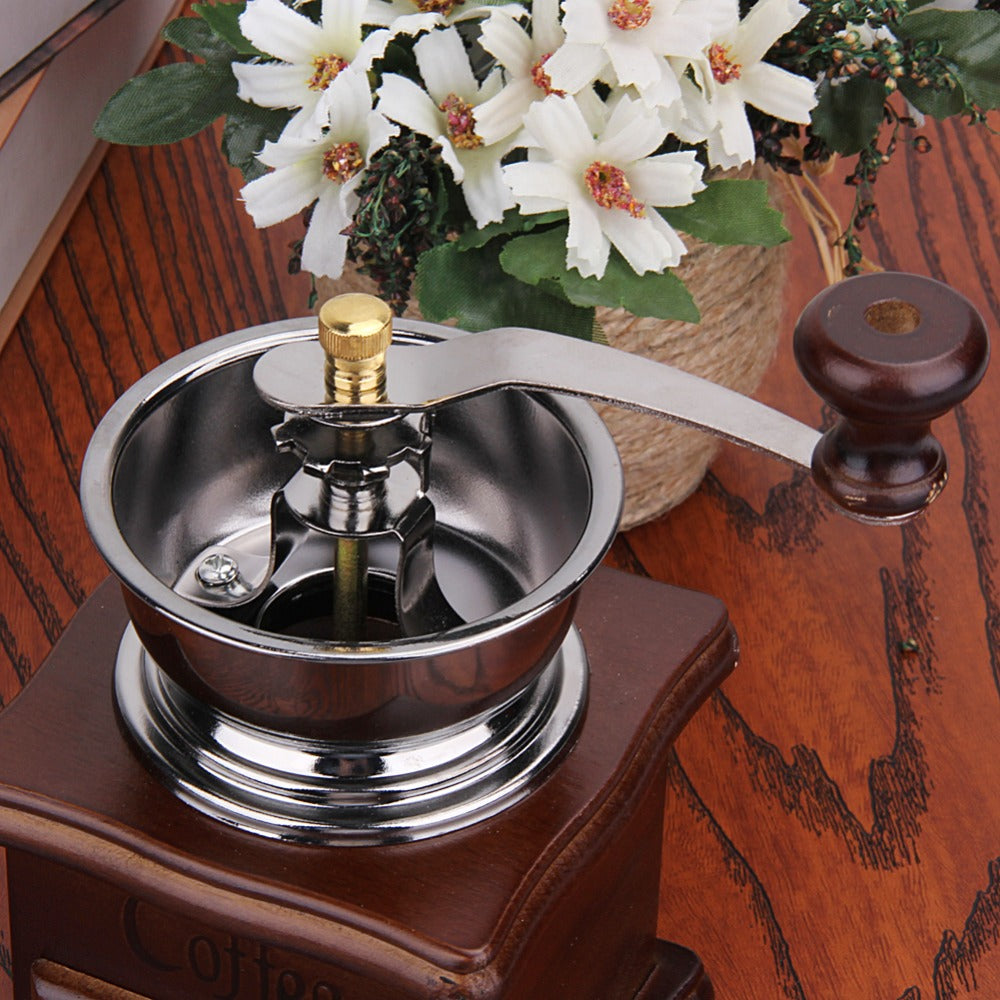 Classical Wooden Manual Coffee Grinder