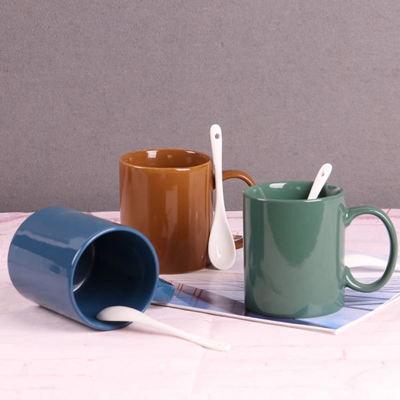 Innovative Color Milk Ceramic Cup