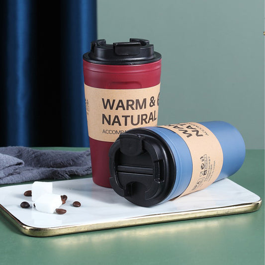 Plastic Coffee Thermos Mug