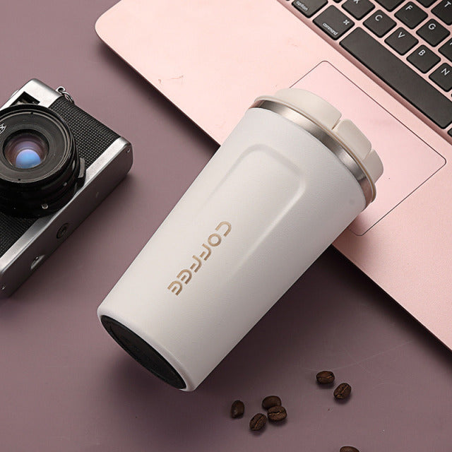 Stainless Steel 304 Car Thermos Mug - 400ml/500ml Double Stainless Steel  304 - Aliexpress