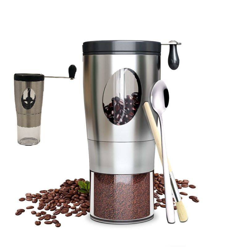 Foldable Handle Stainless Steel Coffee Grinder