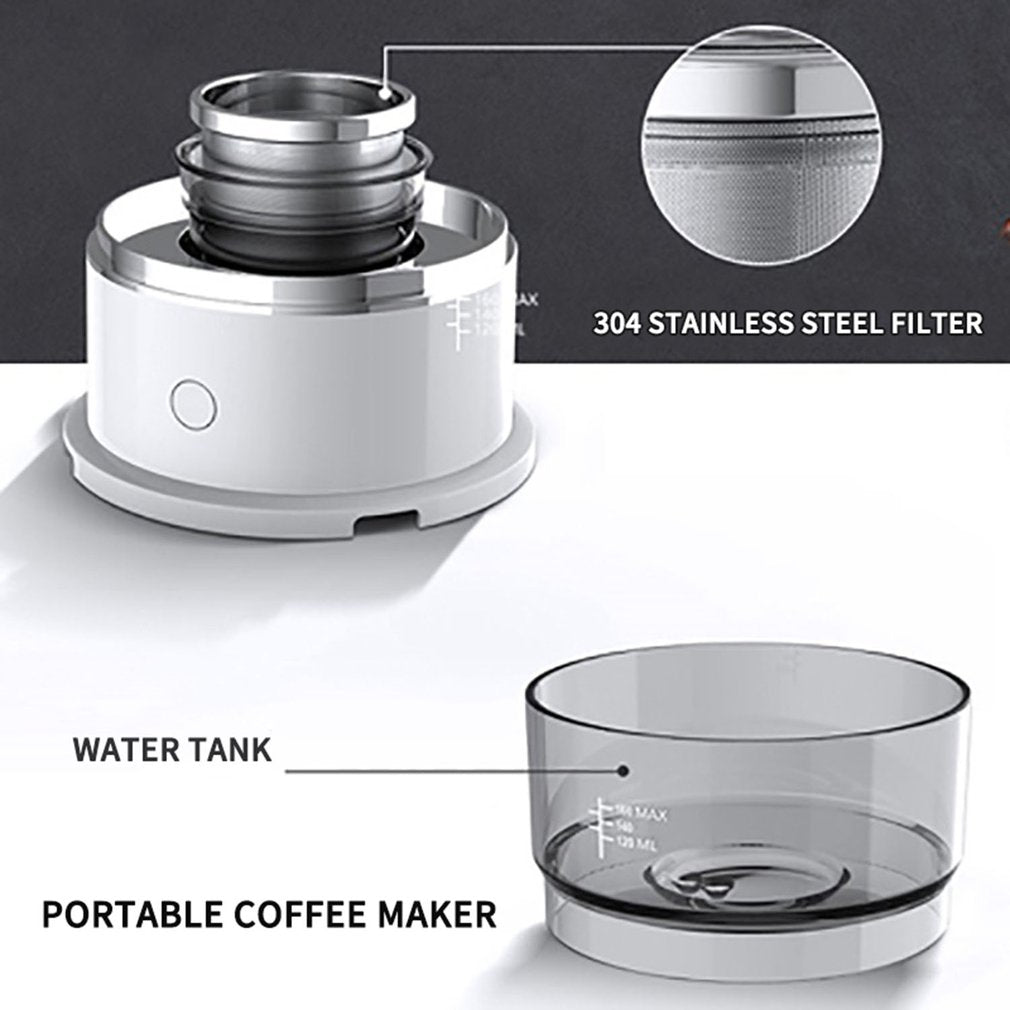 Powered Portable Automatic Coffee Maker